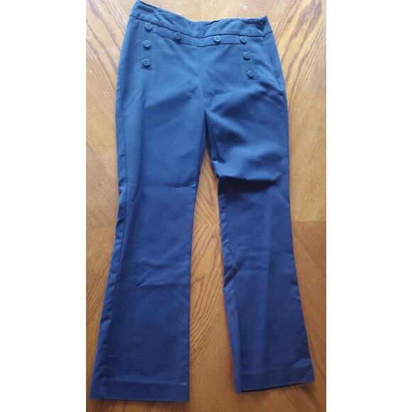 cabi Mariner Trouser Pants Women Size 4 Style 5077R Side Zip - Picture 1 of 16